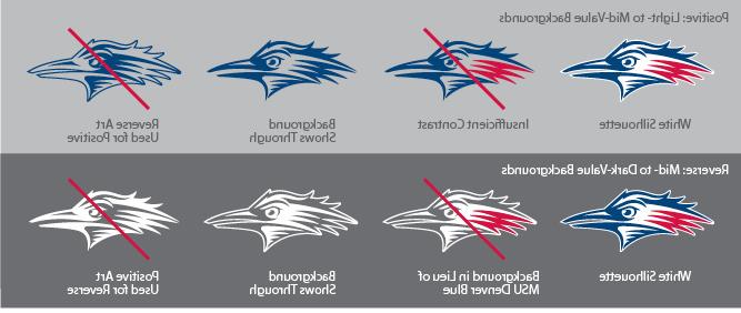 MSU Abbreviated logo - color selection - Important notes